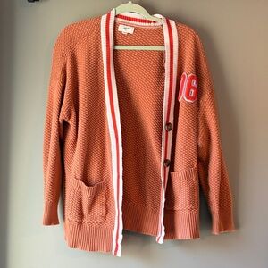 Aerie Burnt Orange Cardigan Sweater